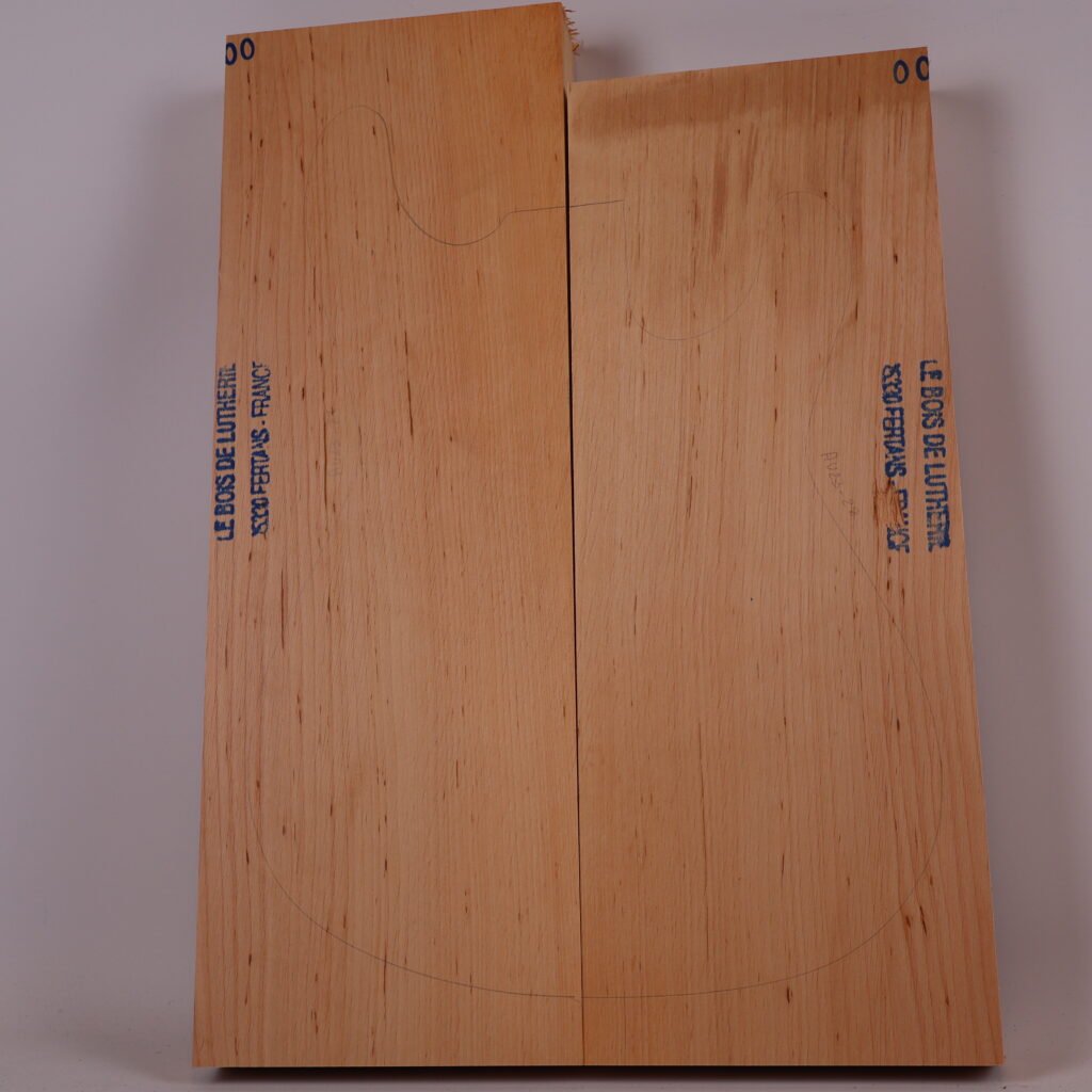 Corps guitare électrique aulne 1A – AU23-22 Corps guitare électrique aulne 1A – AU23-22
