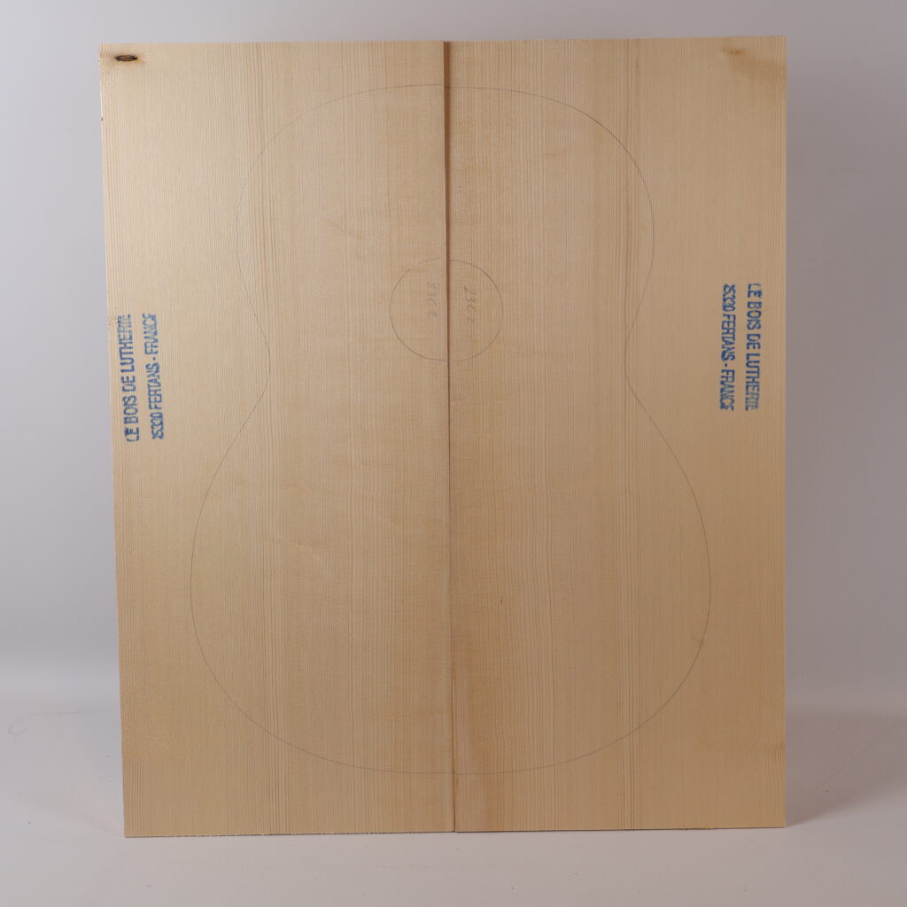 Table guitare classique épicéa 1B  23C2