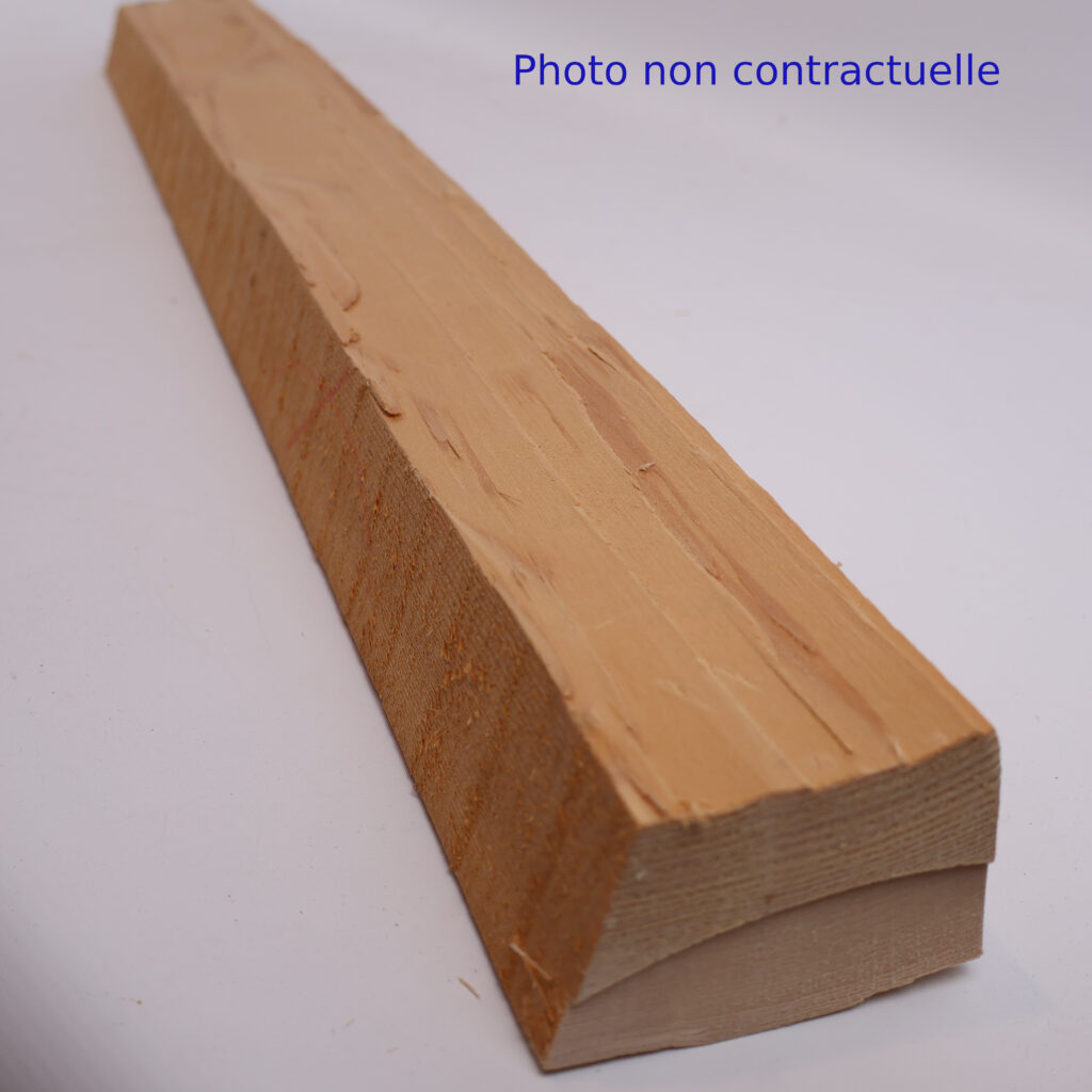 Barre fendue pour violoncelle