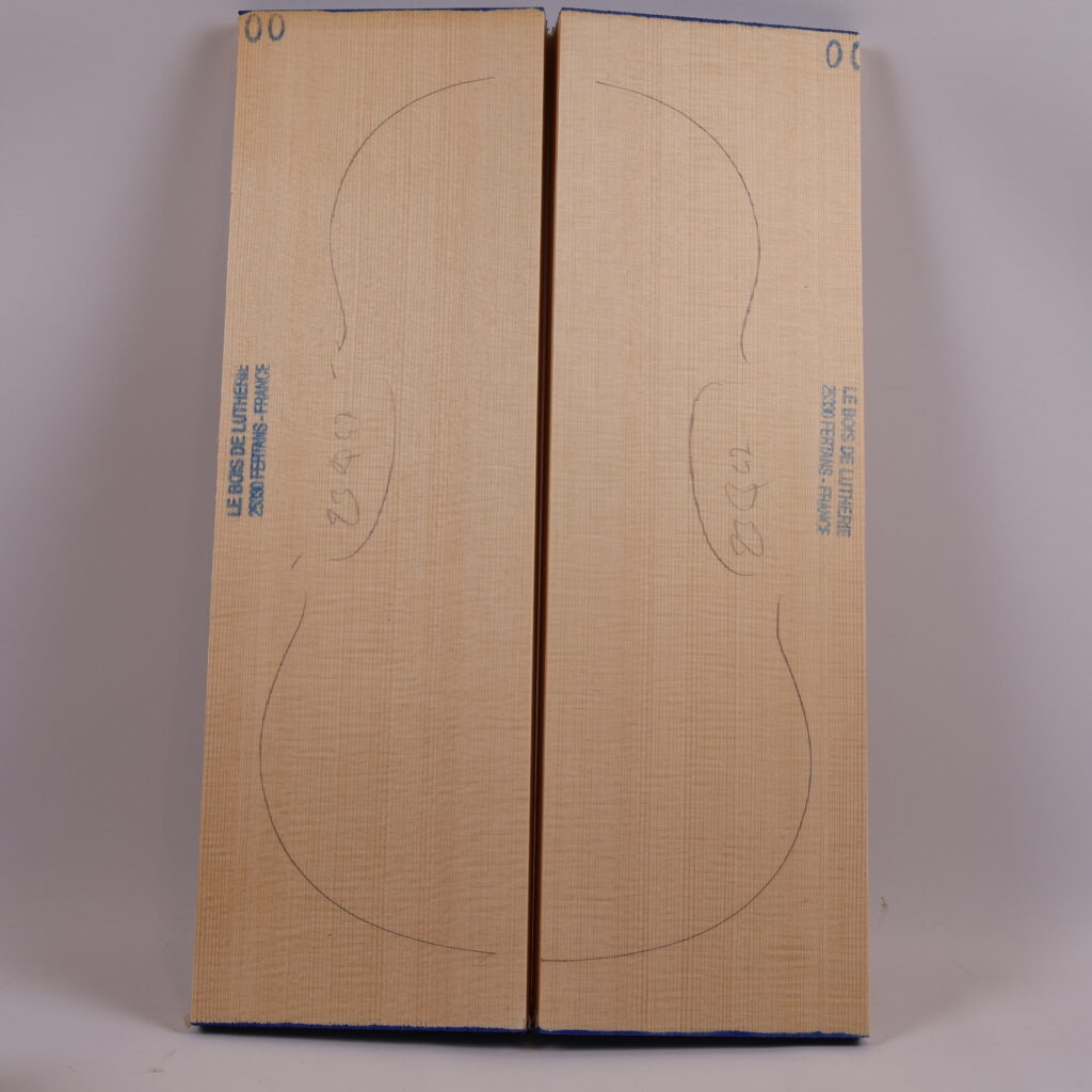 Table violon épicéa 1A 23Q47