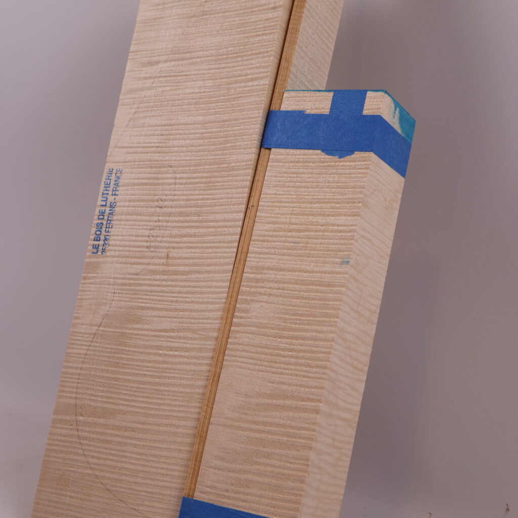 Set violon fond+manche+éclisse 1S E23-72