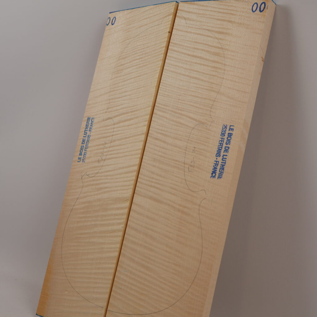 Set violon fond+manche+éclisses 1A F23-71