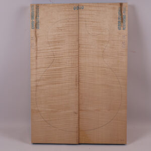 Photo produit Table guitare électrique érable ondé 1A – 20 mm P15-21