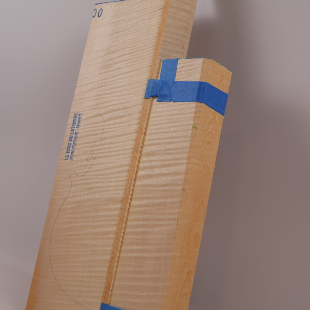 Set violon fond+manche+éclisses 1A F23-71