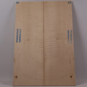 Photo produit Table guitare électrique érable ondé 1A – 4 mm 18-22