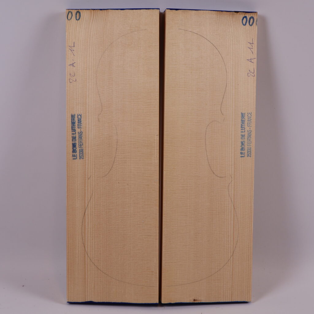 Table violon épicéa 1A 22A11