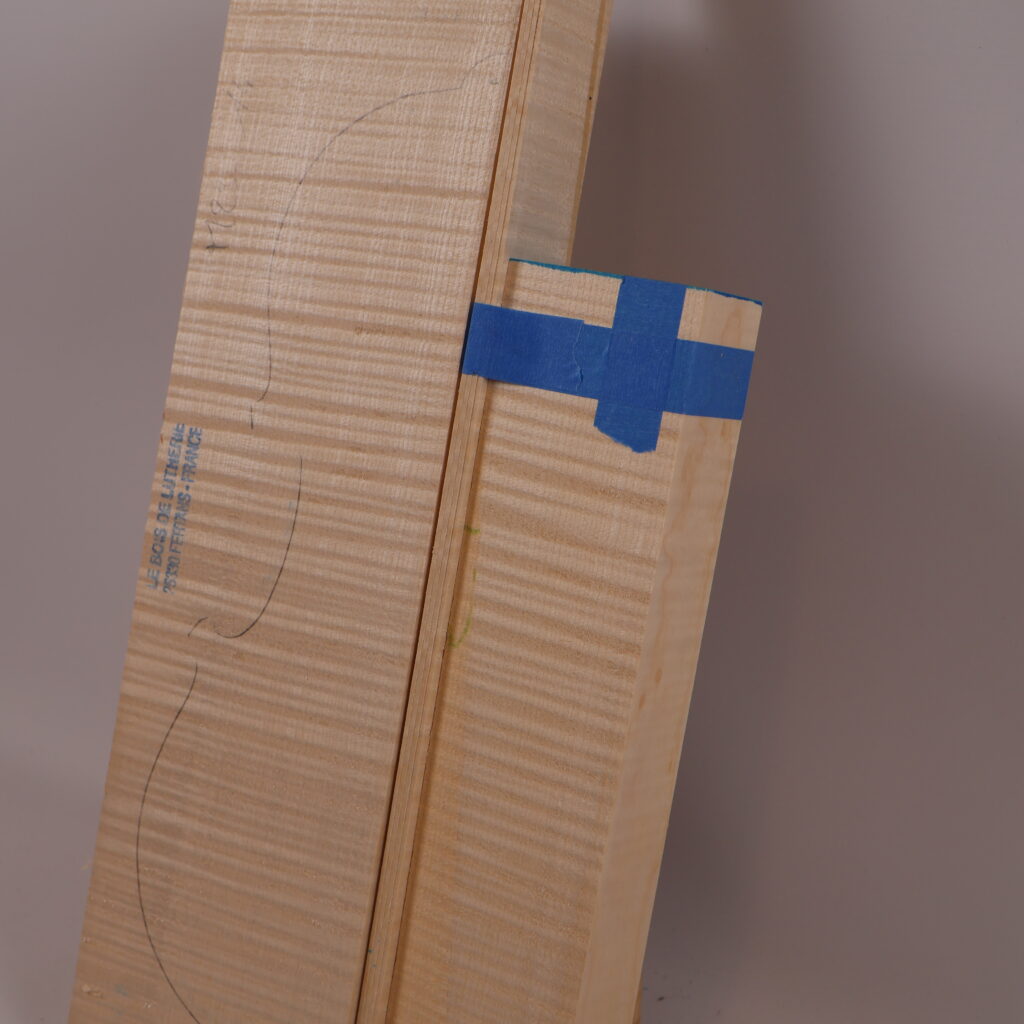 Set violon fond+manche+éclisse 1B M23-14