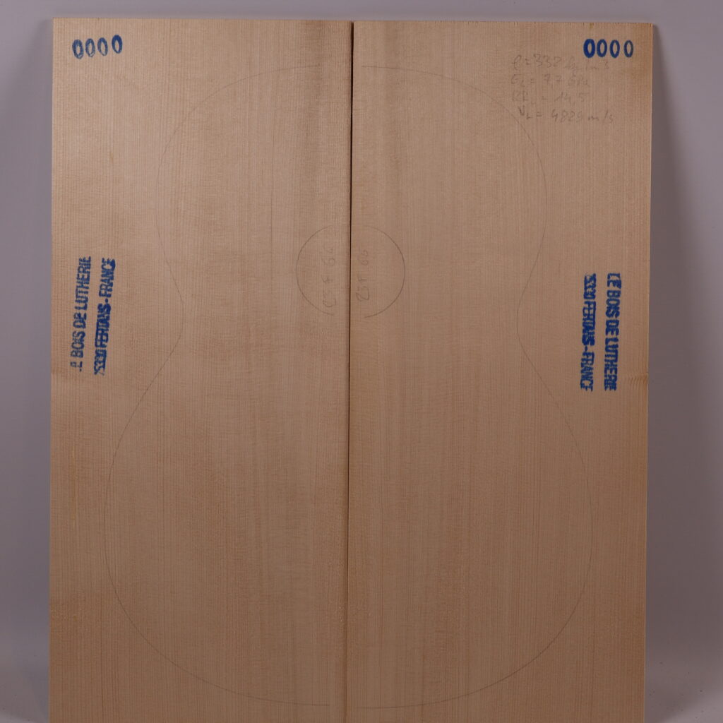 Table guitare classique épicéa 1S 23F66