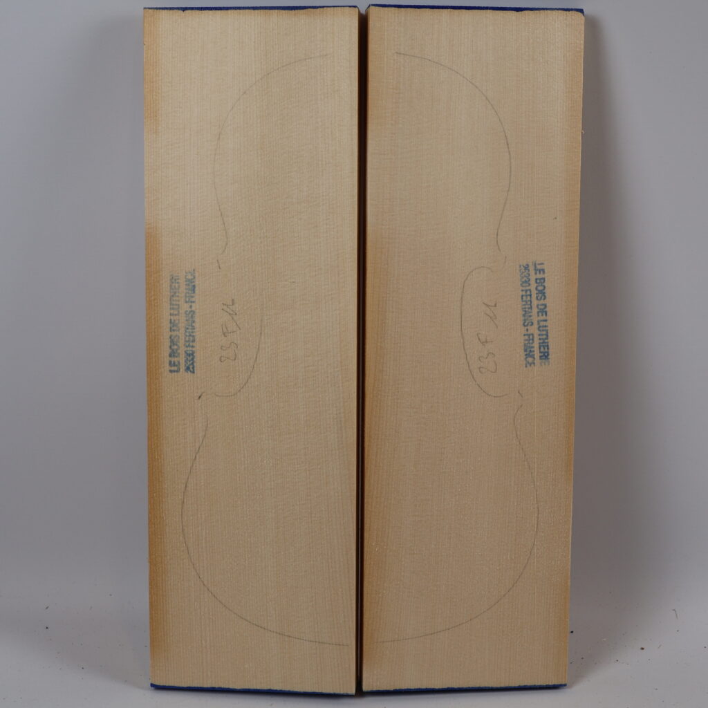 Table violon épicéa 1B 23F11