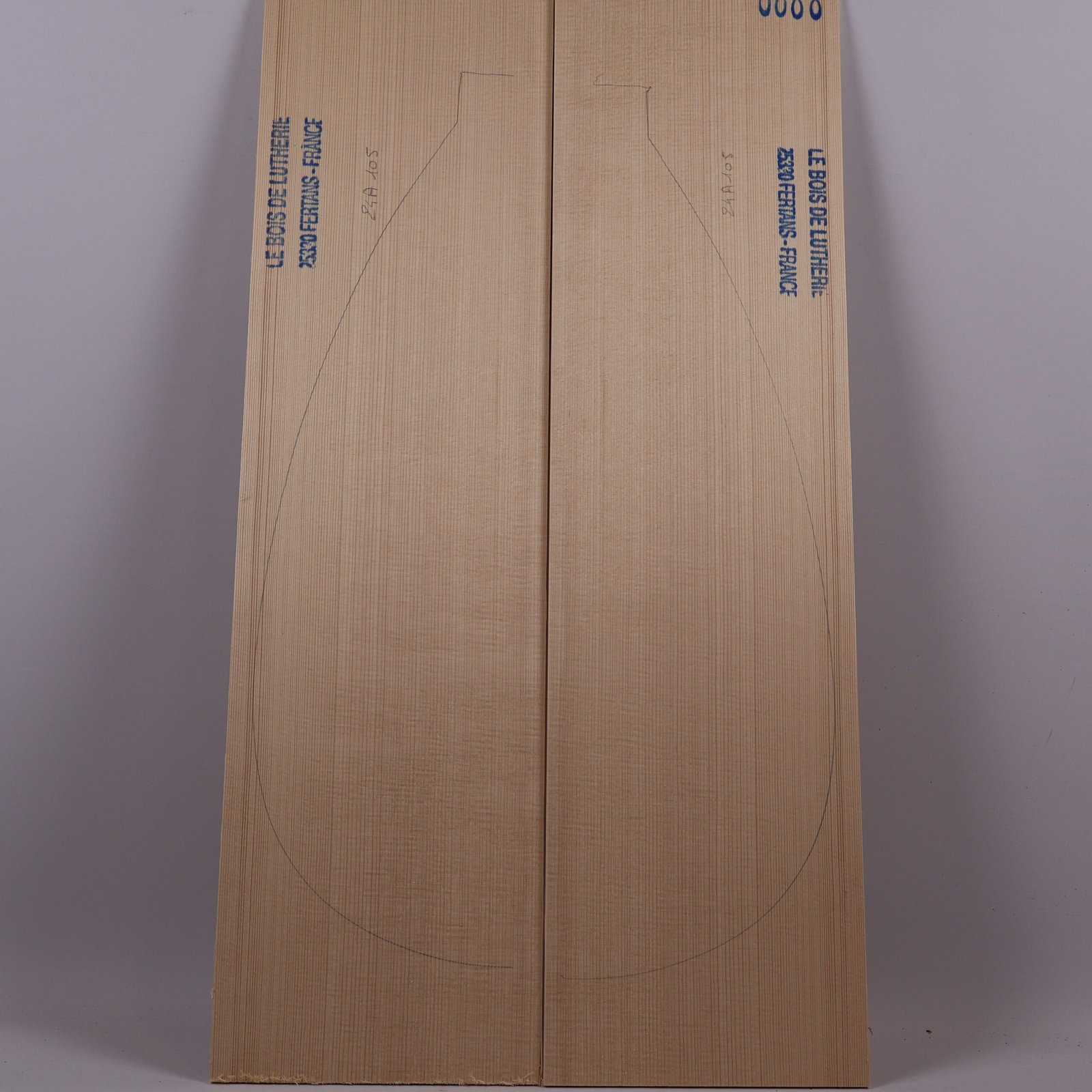 Table luth épicéa 1S 24A105 ~ Le Bois de Lutherie