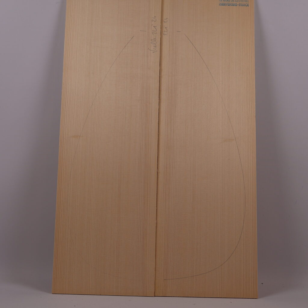 Table luth épicéa 1B 22I24