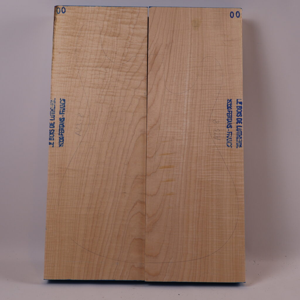 Corps guitare électrique érable 1A – A23-8