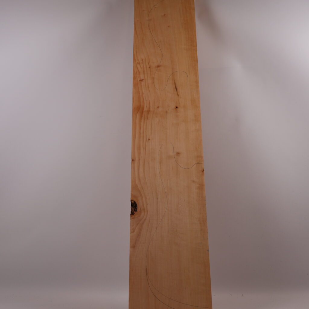 Corps guitare électrique aulne 1A – AU20-35