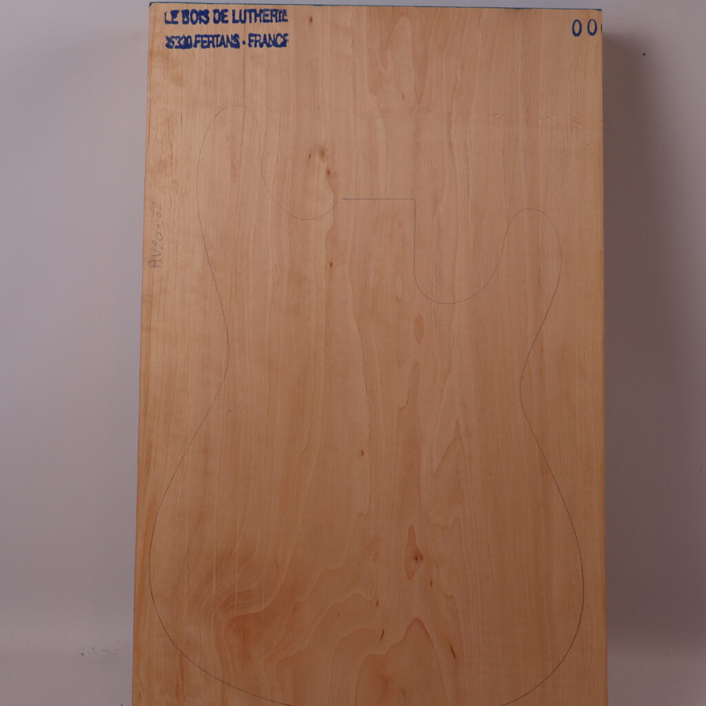 Corps guitare électrique aulne 1A – AU20-62