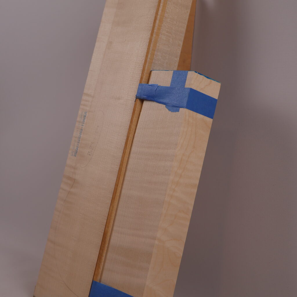 Set violon fond+manche+éclisse 1B B23-81