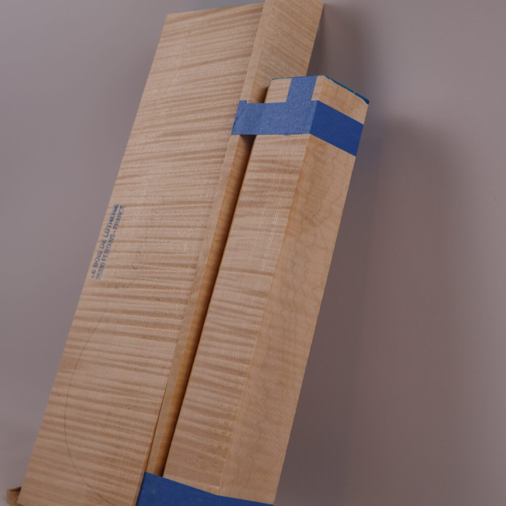 Set violon fond+manche+éclisse 1B M23-501