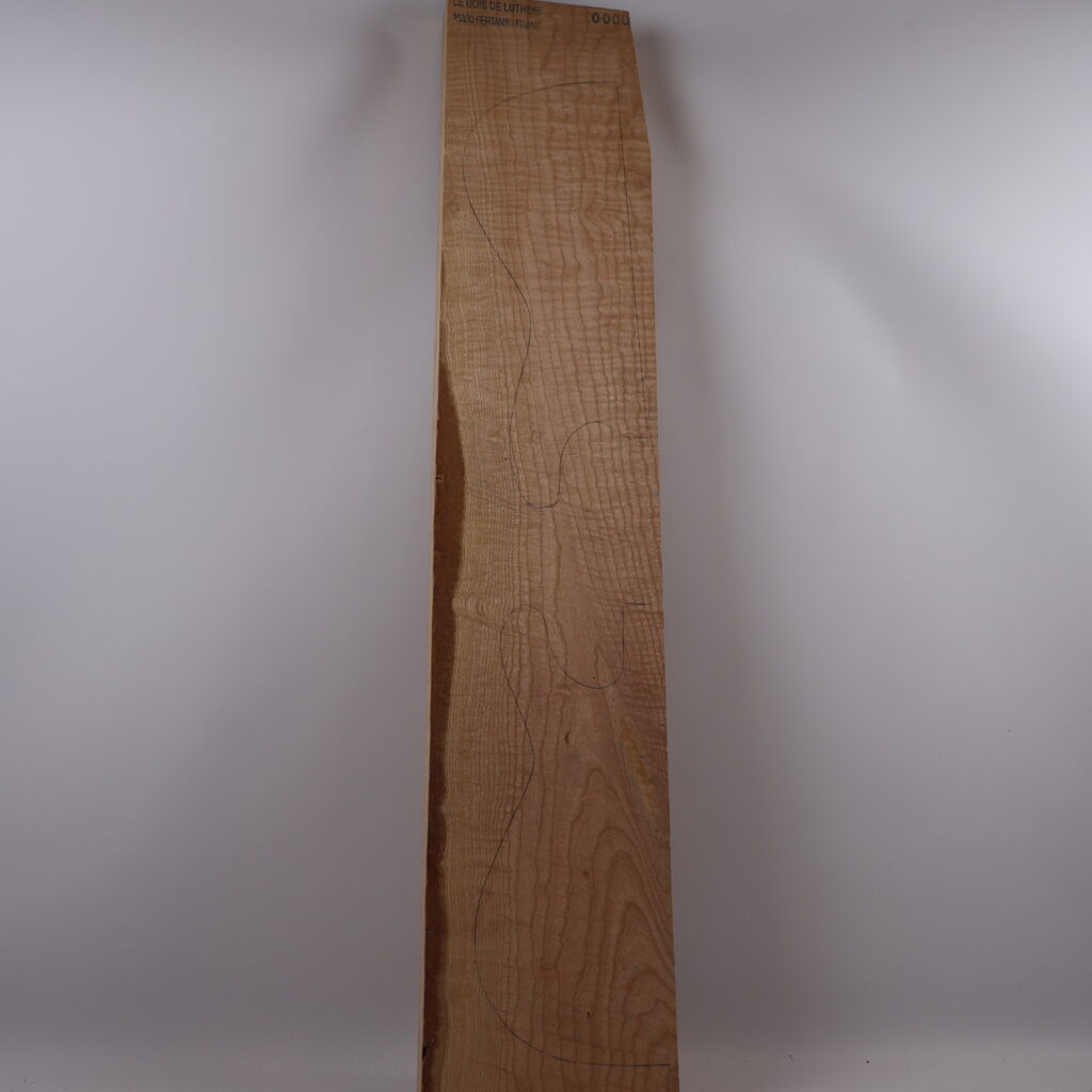 Corps guitare électrique érable 1S