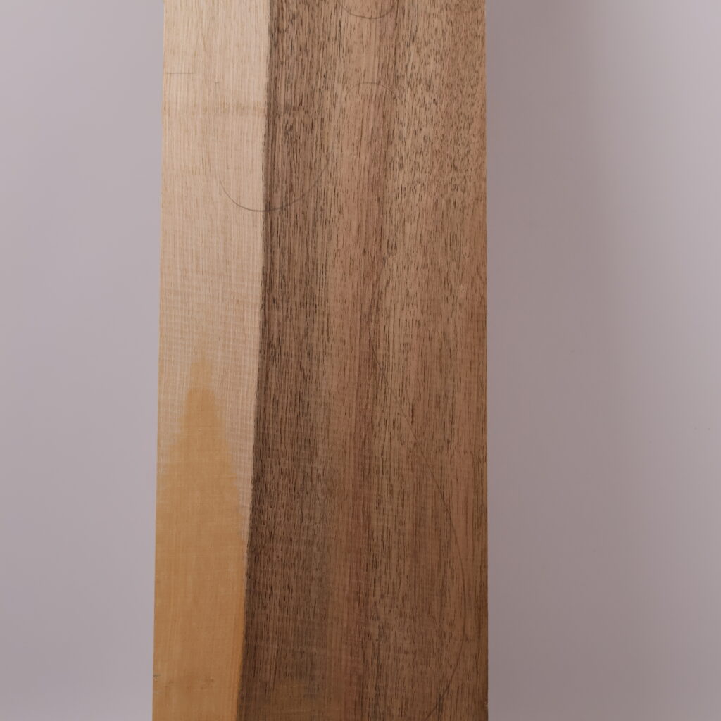 Corps guitare électrique Noyer 1B