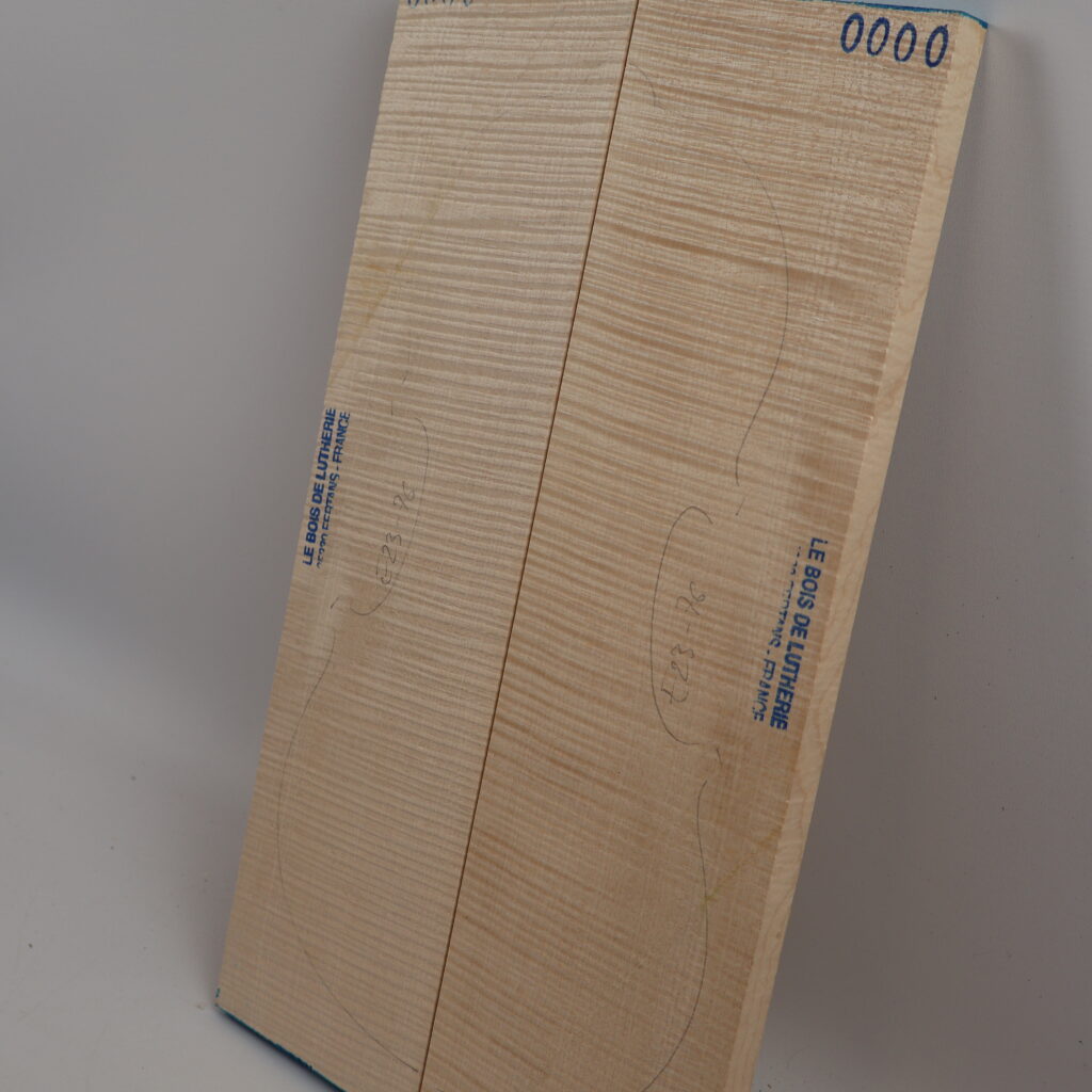 Set violon fond+manche+éclisse 1S E23-76