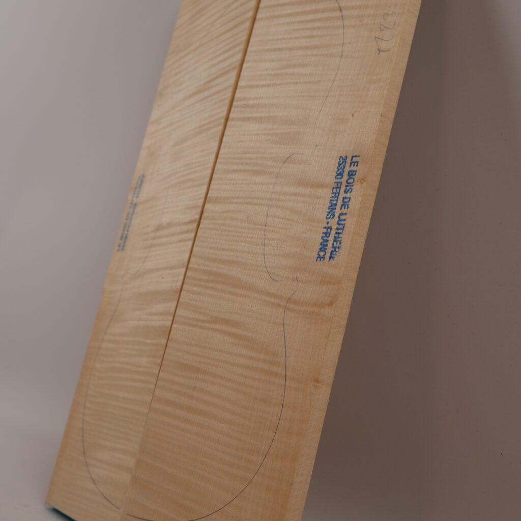 Set violon fond+manche+éclisse 1B M23-9