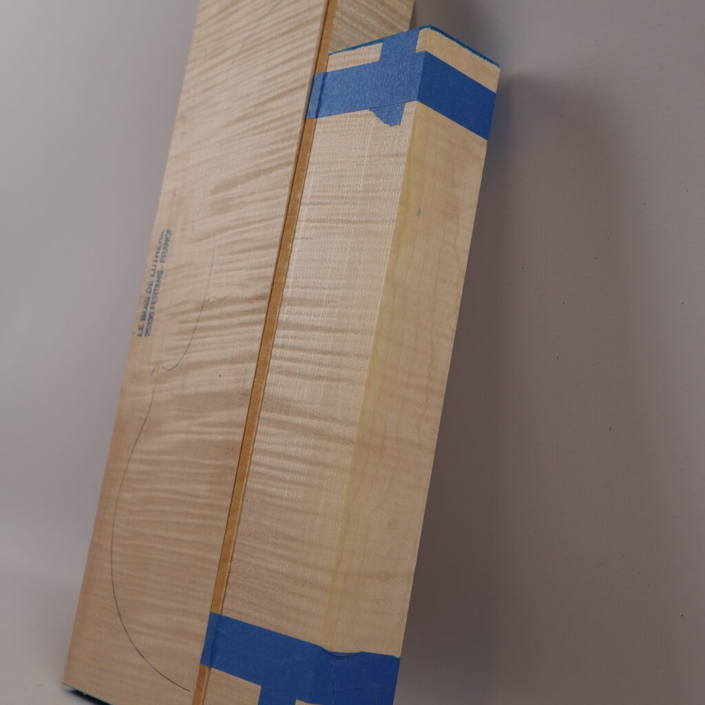 Set violon fond+manche+éclisse 1B M23-9