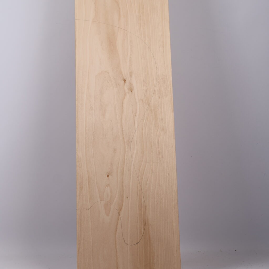 Corps guitare électrique aulne 1A – AU20-71