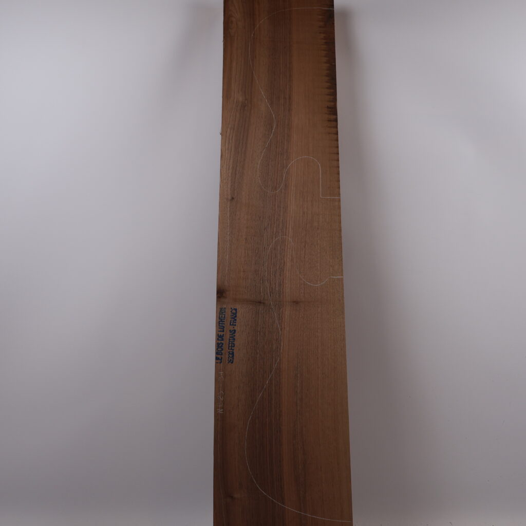 Corps guitare électrique Noyer 1B – NB23-31