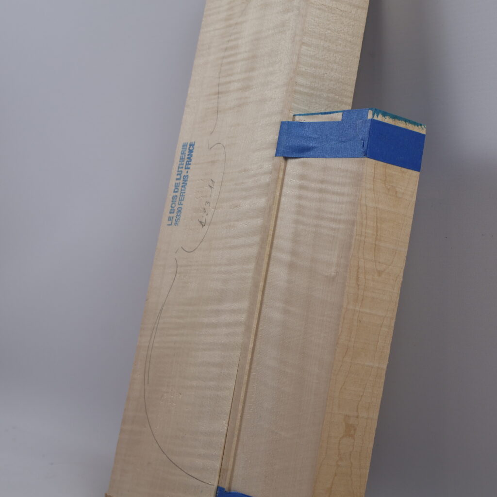 Set violon fond+manche+éclisse 1B L23-11