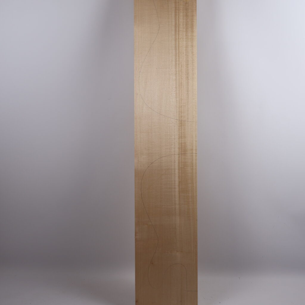 Corps guitare électrique tilleul 1B – TIL23-8