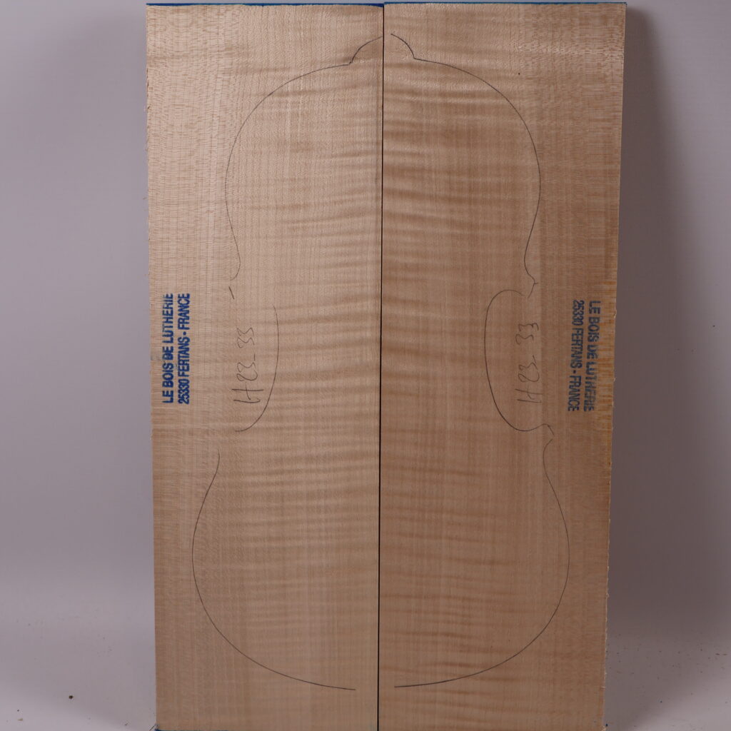 Set violon fond+manche+éclisse 1B H23-33