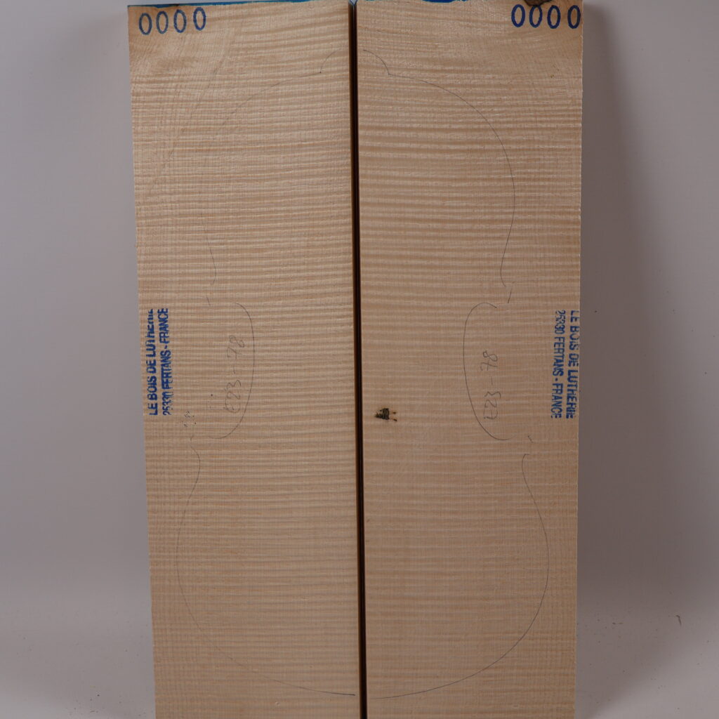 Set violon fond+manche+éclisse 1S E23-78