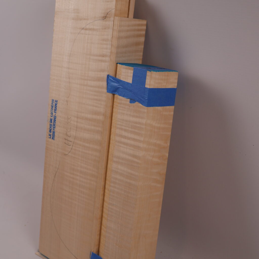 Set violon fond+manche+éclisse 1B H23-33