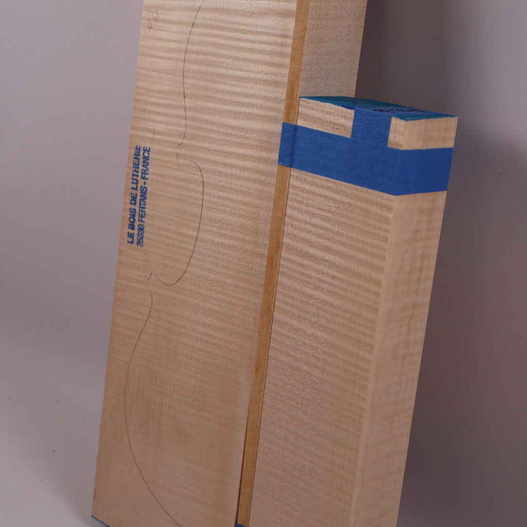 Set violon fond+manche+éclisse 1B M23-20