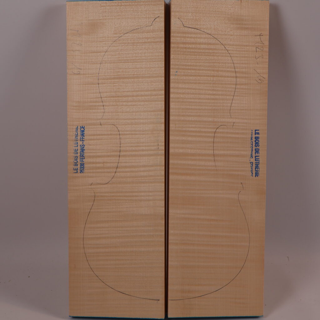 Set violon fond+manche+éclisse 1B M23-19