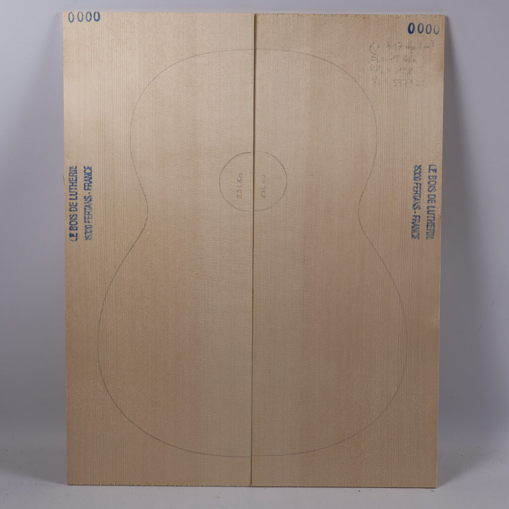 Table guitare classique épicéa 1S 23L60