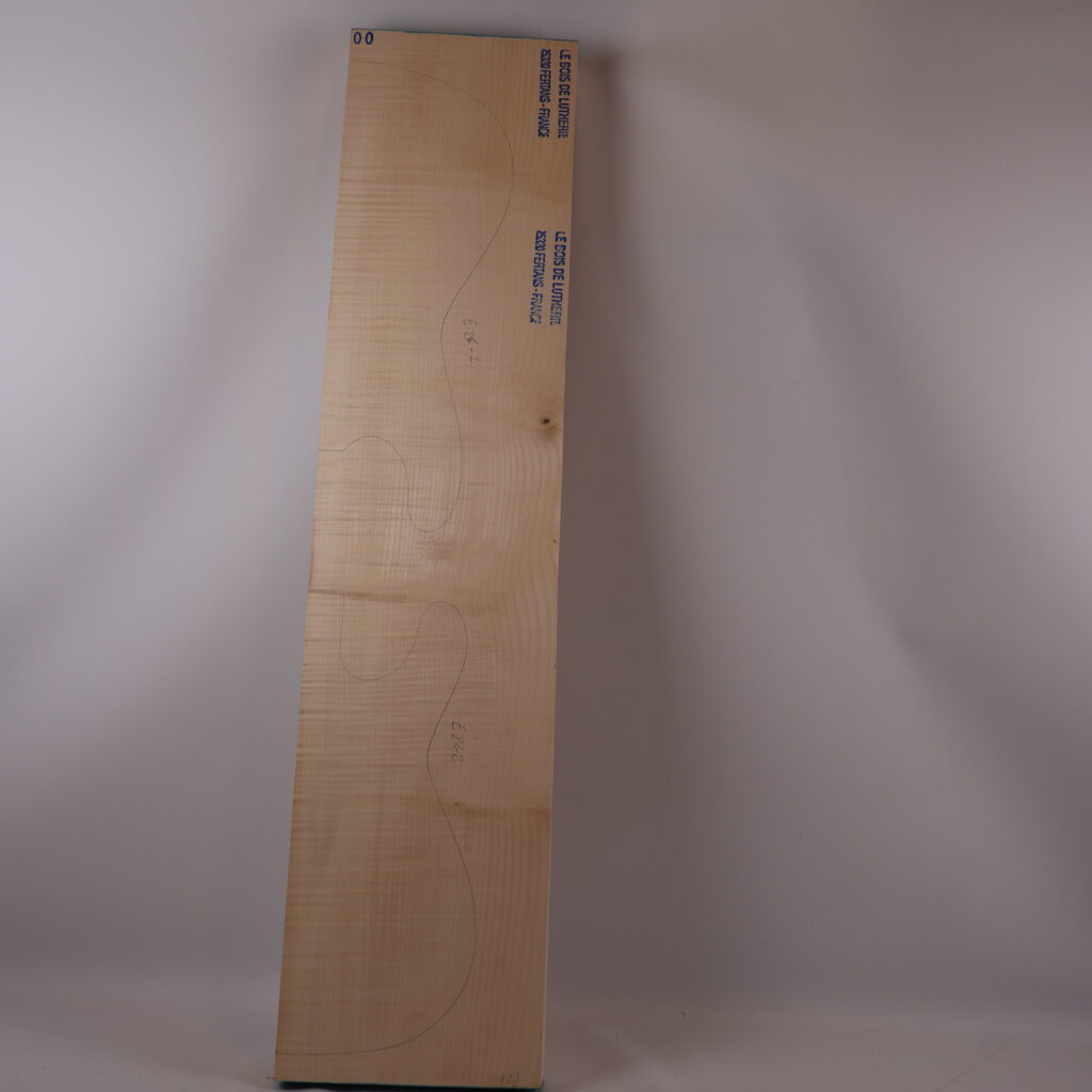 Corps guitare électrique érable 1A E24-2