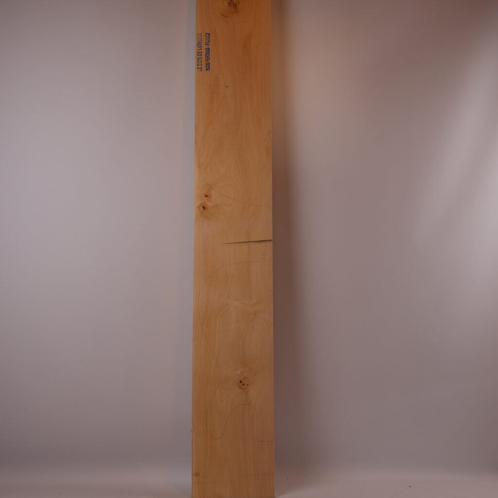Corps guitare électrique marronnier 1B – MA15-8
