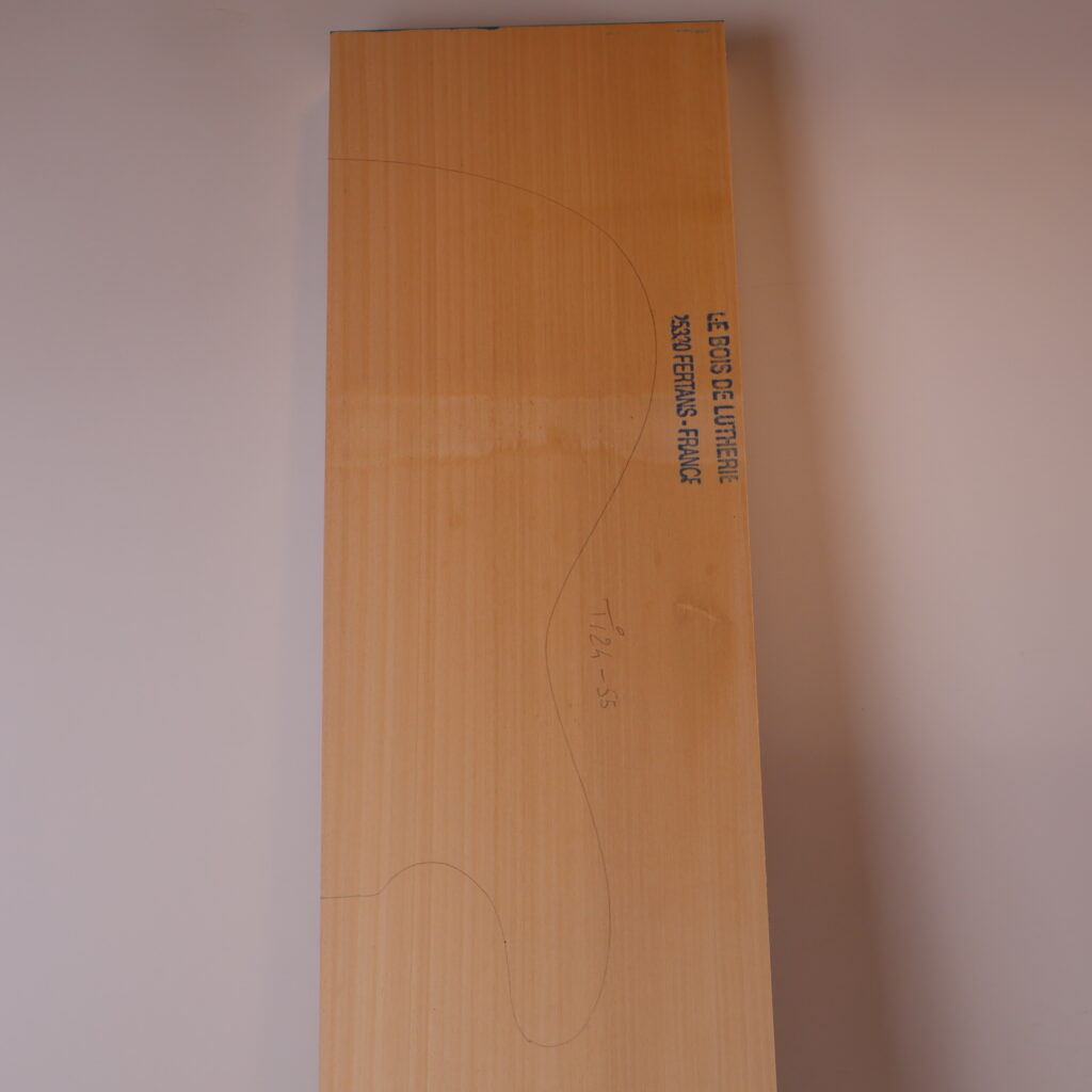 Corps guitare électrique tilleul 1B – TIL24-55