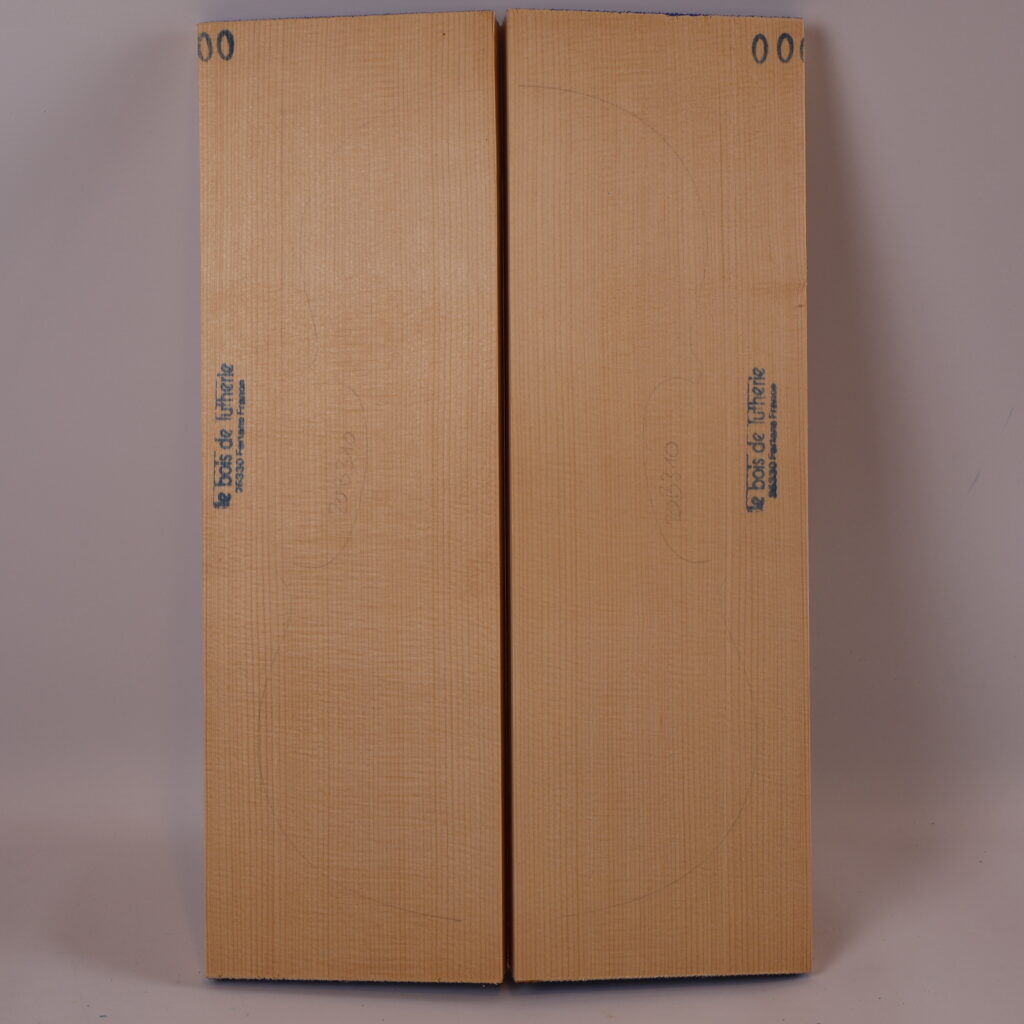 Table violon épicéa 1A 20B310