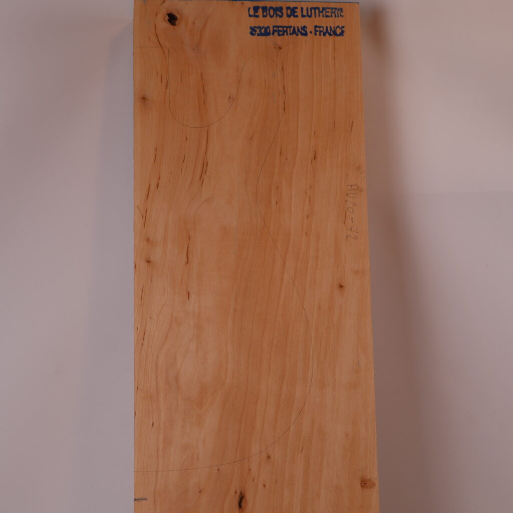 Corps guitare électrique aulne 1B – AU20-72