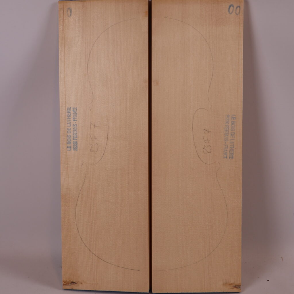 Table violon épicéa 1A 23F7