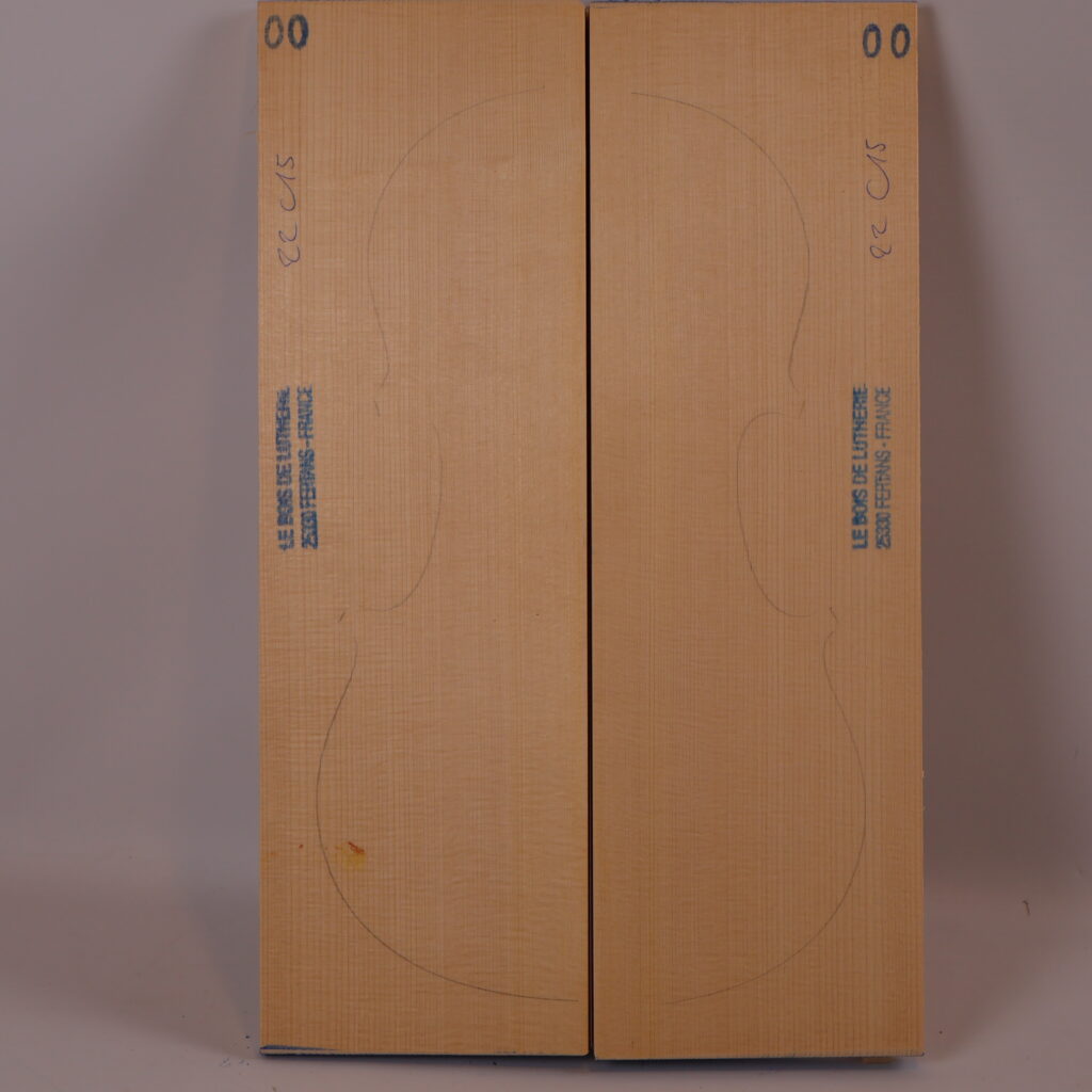 Table violon épicéa 1A 22C15