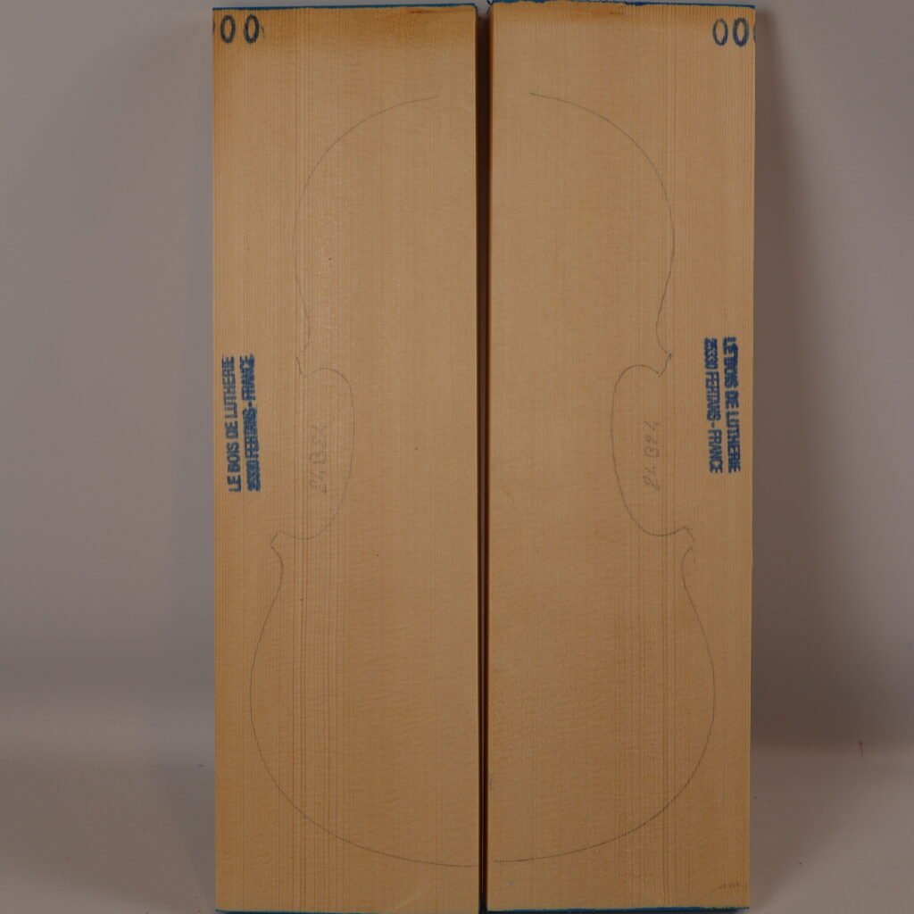 Table violon épicéa 1A 24B24