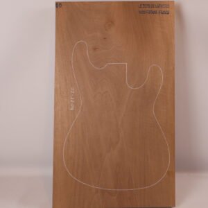 Photo produit Corps guitare électrique Noyer 1A -NO22-20