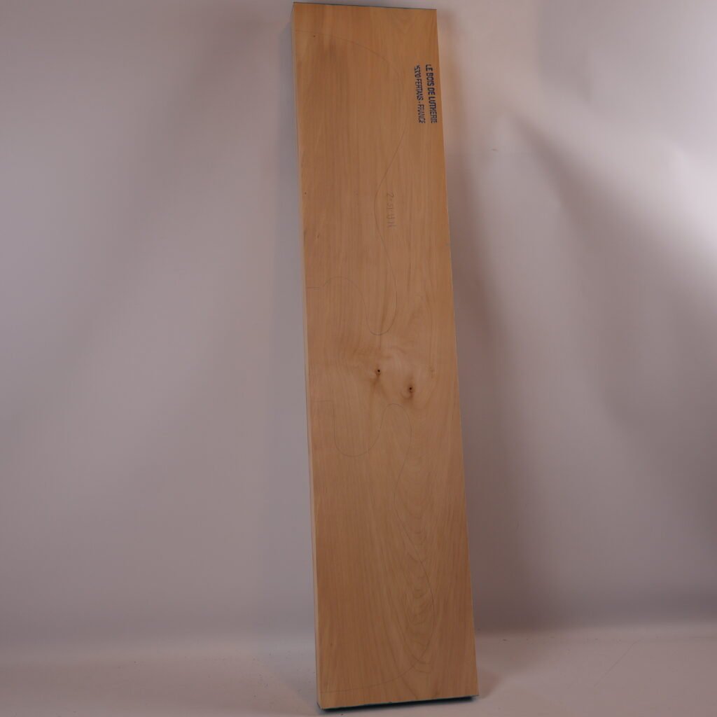 Corps guitare électrique marronnier 1B – MA15-2