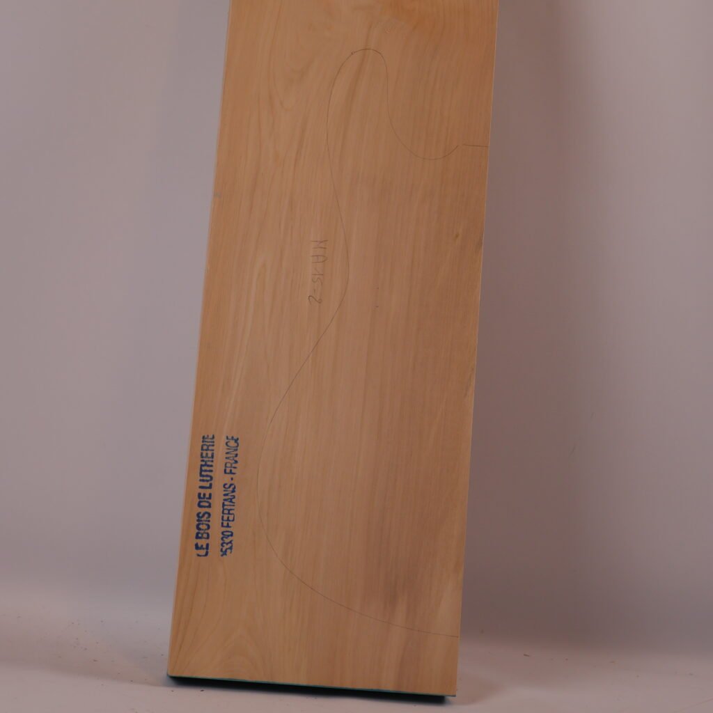 Corps guitare électrique marronnier 1B – MA15-2